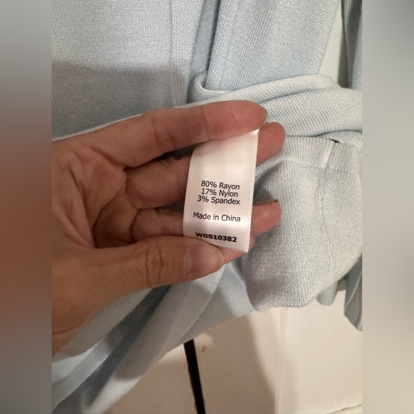 41 Hawthorn Tamzen Bell Sleeve Pullover Sweater Light Blue - Picture 5 of 5